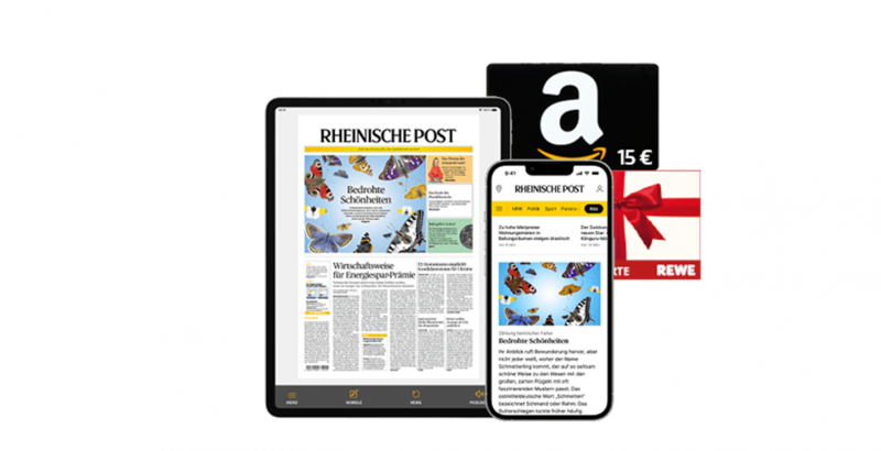 1 MONAT DIGITAL-PAKET KOSTENLOS LESEN + 15 EURO GUTSCHEIN